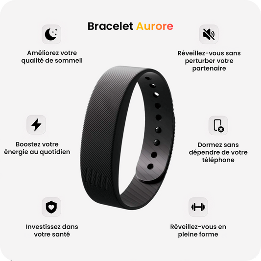 Aurore™ - Réveil Vibrant Silencieux